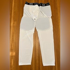 McDavid Padded Compression Pants White Men’s NEW 5 Pad